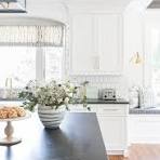 Leathered Black Granite Kitchen Island Top Design Ideas