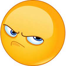 On The Grumpy Side Funny Emoticons Angry Emoji Funny Emoji