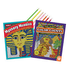 Feel free to print and color from the best 39+ mystery mosaic coloring pages at getcolorings.com. Mindware World Adventures Coloring Book Set Of 2 With 18 Colored Pencils Buy Online In Andorra At Andorra Desertcart Com Productid 93247425