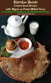 Instant Kambu Dosai Bajra Or Pearl Millet Flour Instant Dosa Recipe Recipe In 2020 Instant Dosa Recipe Recipes Vegetarian Breakfast Recipes