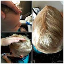 Haircut at home for boys. Diy Tutorial How To Cut Toddler Boy Hair At Home Jules Co