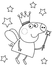 Turn on the printer and click on the drawing of peppa pig you prefer. Printable Peppa Pig Coloring Pages For Free George Topcoloringpages Net