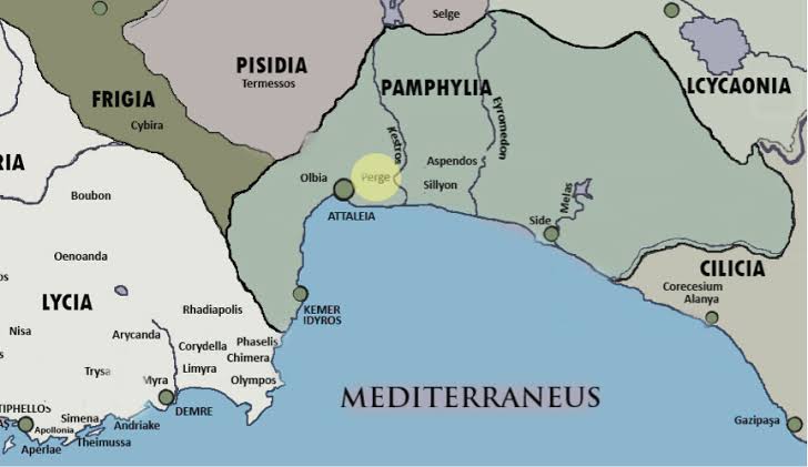 perge haritası ile ilgili görsel sonucu"