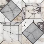 Calacatta Gold Royal, Branco Carrara, Calacatta Viola, Allure Honed Palazzo  Li Antica Mármore Mosaico 12x12