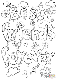 Mooie kleurplaten van best friends forever mooie kleurplaten van. Tekening Friends Coloring Pages For Girls Coloring Pages Inspirational Coloring Pages