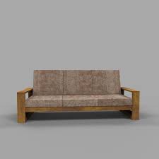 You can look for a teakwood sofa set to add more style to your living room. Wooden Sofa Model Turbosquid 1291183