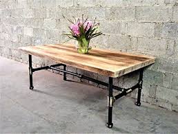 Advertisement ➤ for us homeowners go here: Furniture Pipeline Industrial Rectangle Pipe Coffee Cocktail Table Metal With Reclaimed Aged Wood Finish Buy Online In Andorra At Andorra Desertcart Com Productid 59141800