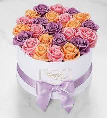 Unlike fresh flowers, which last just over a week, 1800flowers.com says these preserved roses will maintain their original beauty for at least six months. Magnificent Roses Preserved Sorbet Roses 1800flowers Com