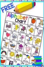 This Free Printable Alphabet Chart Is Perfect To Help Your Kindergarten And 1st Grade Students With Let Free Alphabet Chart Alphabet Charts Alphabet Printables