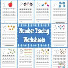 Worksheet will open in a new window. Number Tracing Worksheets Free Printable Itsybitsyfun Com