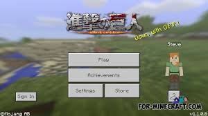 Minecrafthub.com is not affiliated with minecraft or mojang ab. Attack On Titan Addon Mcpe 1 1