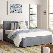 Wayfair king size bed frames with drawers. Three Posts Morrilton Tufted Upholstered Low Profile Storage Platform Bed Reviews Wayfair