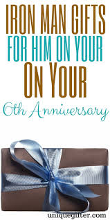 Buying gifts for dads, brothers, husbands or boyfriends is always a tough one. Iron Man Gifts For Him On Your 6th Anniversary Fun Anniversary Gifts For Men What To Buy My Iron Man Gift Best Birthday Gifts Birthday Present For Husband