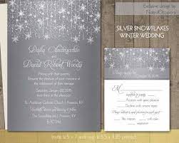 Winter Wedding Invitations Silver Snowflake Winter Wedding Etsy Diy Winter Wedding Winter Wedding Invitations Silver Winter Wedding Invitations