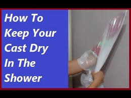 How To Keep Your Arm Cast Dry In The Shower Life With A Cast Broken Arm Episode 6 Arm Cast Broken Arm Cast It Cast