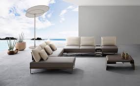 Minimal And Sophisticated Outdoor Furniture Collection With Flexible Form Outdoor Furniture Design Outdoor Sofa Outdoor Furnishings