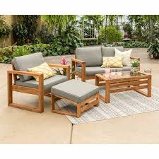 Vongrasig 6 pieces folding patio dining set, all weather small metal outdoor table and chair set, garden patio furniture set w/umbrella, glass table & 4 folding chairs for lawn, deck, backyard, black. The 14 Best Patio Furniture Sets Of 2021