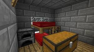 A red bed is available in the. How To Make A Bunk Bed In Mc