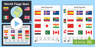 Citizens of the country may wear the colors present in country flags or may use. Flags Of The World Quiz Pack Teacher Made