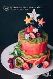 At This Time Last Year I Was Being Transferred From The Delivery Ward To The Maternity Ward At Sos That S Fruit Birthday Fruit Birthday Cake Fresh Fruit Cake