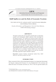 It is one of the main educational centres in russian federation, preparing qualified economists with broad university education. Pdf R D Spillovers And The Role Of Economic Freedom