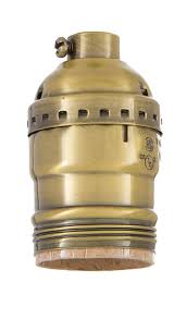 Lamp Shade Holder B&P Lamp Brass Pull Chain Socket