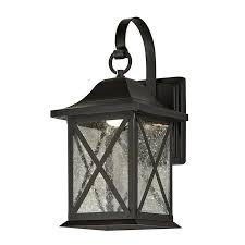 Light fixture number of lights. Allen Roth 8 9 In H Black Dark Sky Led Outdoor Wall Light In The Outdoor Wall Lights Department At Lowes Com