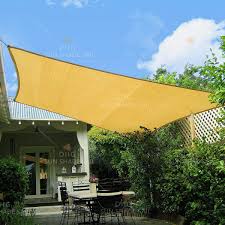 While generally installed permanently, they are cheap and easy to set up. Amazon Com Diig Patio Sun Shade Sail Canopy 8 X 10 Rectangle Shade Cloth Block Sunshade Fabric Outdoor Cover Awning Shelter For Pergola Backyard Garden Yard Sand Color Garden Outdoor