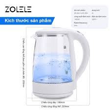 Ấm Đun Nước Siêu Tốc Thủy Tinh Zolele ZH101 2L - Xiaomi Đà Nẵng
