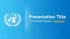 If you don't have existing slides to import, simply begin creating slides in your new file. Free Un Powerpoint Template Prezentr Ppt Templates