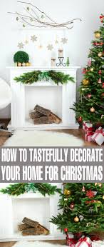 Just clip a few sprigs off of your evergreen bush or tree and sprinkle it down the table. How To Tastefully Decorate Your Home For Christmas Frugal Mom Eh