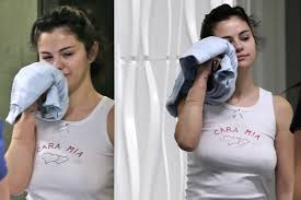 My new album rare is out now 💖 founder @rarebeauty linktr.ee/selenagomez. Selena Gomez Goes Makeup Free In La Page Six