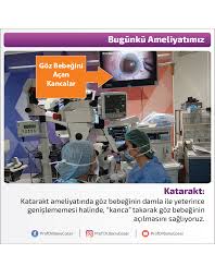 Katarakt Ameliyatinda Goz Bebeginin Damla Ile Yeterince Genislememesi Halinde Kanca Takarak Goz Bebeginin Acilmasini Sagliyoruz Irisk Bilgi Tintin Danca