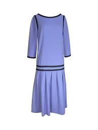 Maybe you would like to learn more about one of these? Robe D Inspiration Annees 20 En Crepe Bleu Lavande Ambrosine Creations Lyon