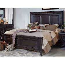 Cabernet Black Traditional Queen Bed Meritage King Size Bedroom Sets King Size Bed Furniture King Bedroom Sets