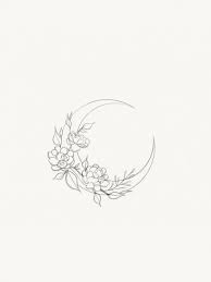49 Trendy Tattoo Ideas Inspiration Draw Sun Moon Moon Tattoo Flower Tattoos Moon Flower Tattoo
