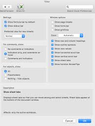can t see worksheet tabs excel 2011 for mac excel version 14 7 7 microsoft tech community