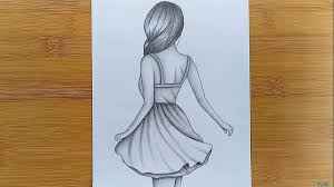 Improve your drawing skills or become a master at coloring by playing these drawing related games play drawing games at y8.com. How To Draw Easy Girl Drawing For Beginners Step By Step Youtube Drawing For Beginners Pencil Drawings Easy Pencil Drawings For Beginners