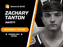 Warrior Football على X: "Congrats to Sophomore Safety Zach Tanton