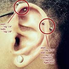 Pin By Hailey Veath On Piercing Industrial Piercing Body Jewelry Piercing Industrial Piercing Barbells