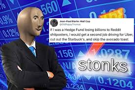 .hedge funds and redditors, gamestop stonk memes are the stuff of comedy legend now. The Best Gamestop Stock Memes Roasting Wall Street And Billionaires