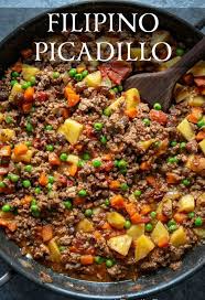 Picadillo Recipe Is A Filipino Favorite Authentic Filipino Recipes Recipe Easy Filipino Recipes Picadillo Recipe Filipino Recipes