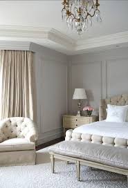 Beige And Gray Bedroom With Gray Wall Moldings French Bedroom Benjamin Moore Wickham Gray Gray Bedroom Walls Beige And Grey Bedroom Home