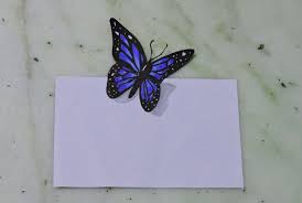 Its scientific name is inachis io. Butterfly Art 3d Blue Butterfly Drawing Step By Step Tutorial Steemit