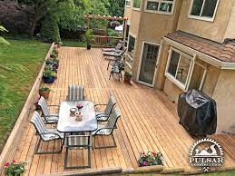Wooden Patio Deck Patio Decks Backyard Patio Deck Designs