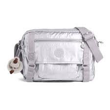 Kipling Gracy Crossbody Bag 225 Brl Liked On Polyvore Featuring Bags Handbags Shoulder Bags Platinum Metallic Kipli Crossbody Bag Bags Purses Crossbody