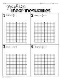Terms in this set (10). Graphing Linear Inequalities Algebra 1 Skills Practice By Lisa Davenport