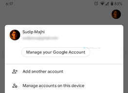 Tap on your account picture available at the top right. How To Sign Out Of One Google Account When Using Multiple Accounts