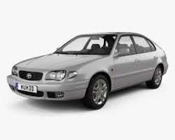 3d Model Of Toyota Corolla 5 Door 1999 Toyota Corolla Toyota 3d Model