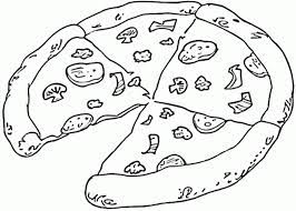 Can you create the perfect pizza? Coloring Pages Of Pizza Coloring Home